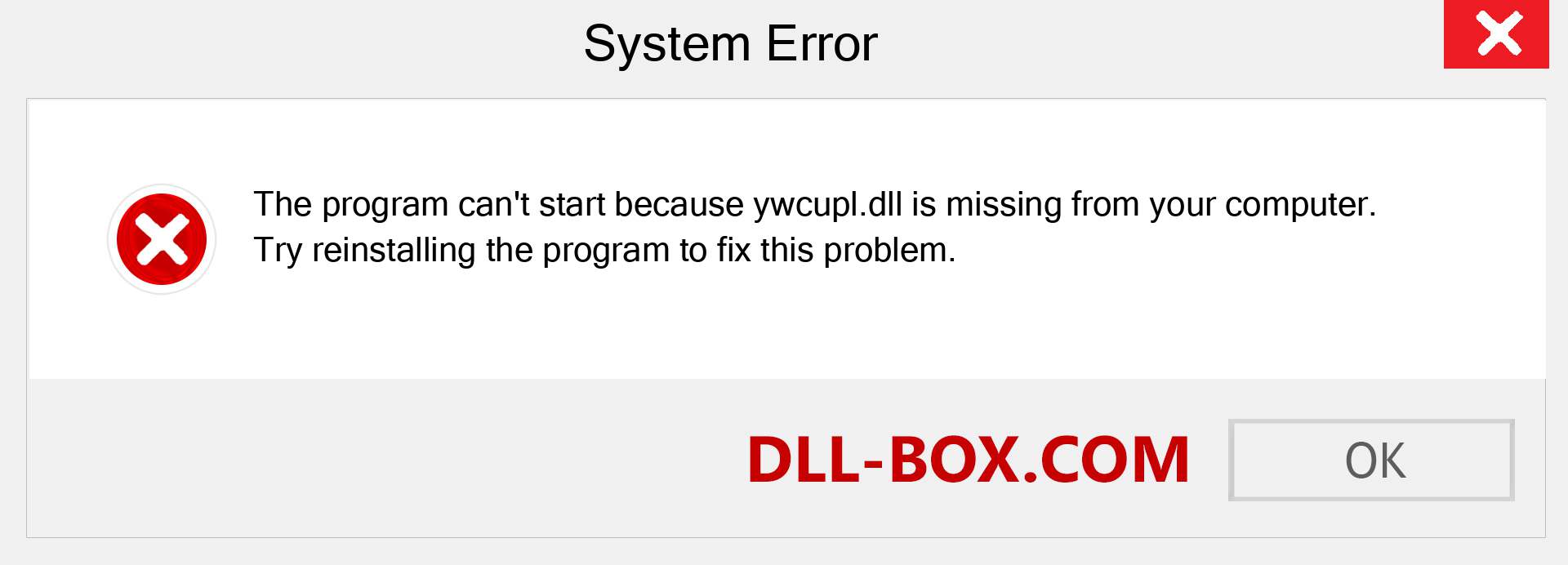  ywcupl.dll file is missing?. Download for Windows 7, 8, 10 - Fix  ywcupl dll Missing Error on Windows, photos, images